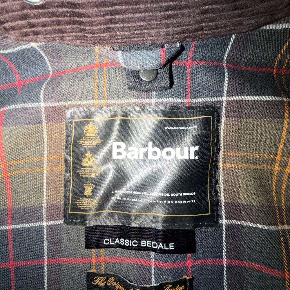 Barbour Men's Olive Green Field Jacket - Picture 4 of 4